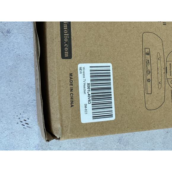 SIMOLIO SM823 Wireless Headphones for TV with Optical in Hearing Untested READ - Picture 7 of 7